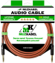Аудио кабель MUZKABEL BZMK5B - 1 метр, JACK (стерео) - JACK (стерео)