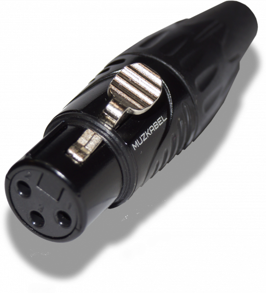 Разъем XLR MUZKABEL MRF-3G B