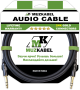 Аудио кабель MUZKABEL BZFMK1B - 15 метров, JACK (стерео) - JACK (стерео)