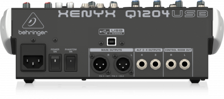 Микшер аналоговый Behringer XENYX Q1204USB