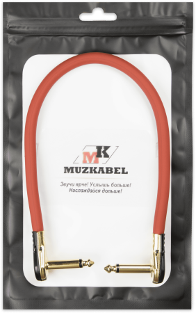 Патч-кабель MUZKABEL TJCIK3RP - 0.1 метра, JACK - JACK