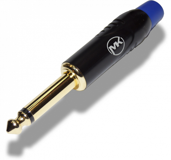 Разъем Jack (mono) MUZKABEL MJ-2G BL